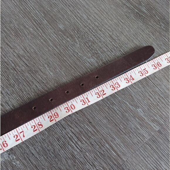 GAP Brown Leather Belt Medium - Picture 5 of 6